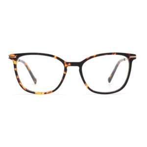 Joysee 2021 1568 Newest Quality Leopard Multi Colors Acetate Combined With Metal Prescription Glasses Customized Logo Eye Glass Frames