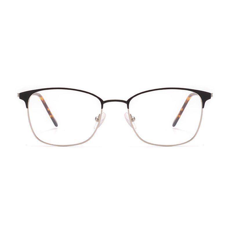 Joysee 2021 4290 Half Eyebrow Gaming Glasses Metal Frame Blue Light Glasses Unisex Super Light Prescription Eyeglasses