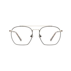 JOYSEE 2021 4255 Latest design double bridges metal frame two tones color prescription eyeglasses eyewear glasses round glass frame