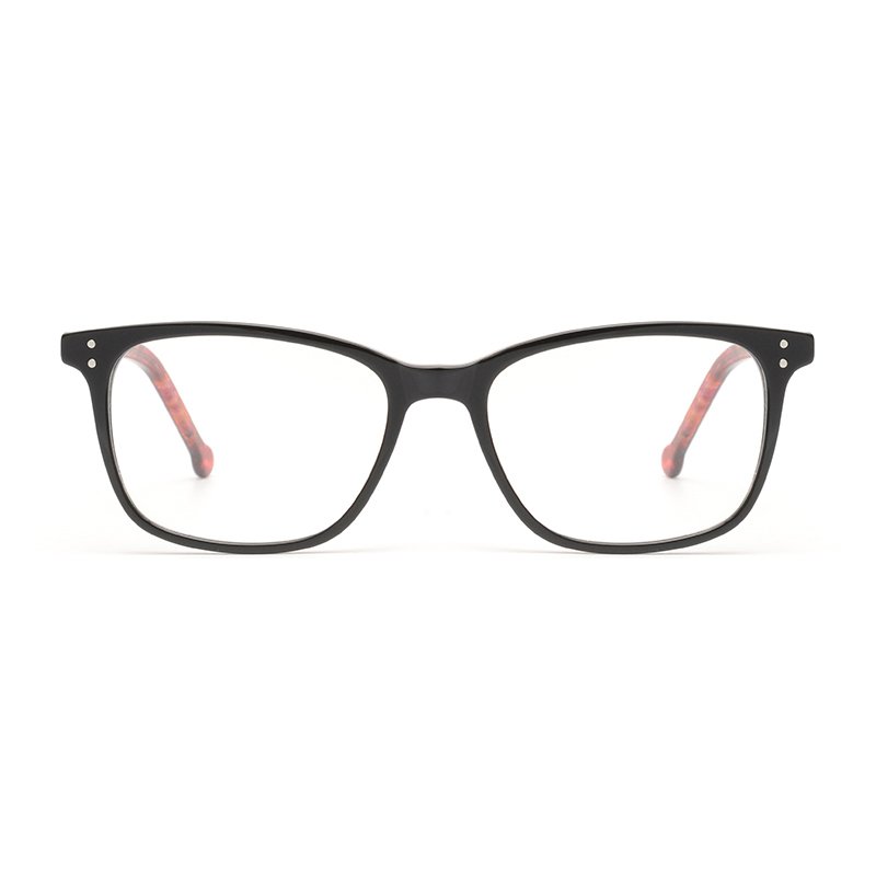Joysee 2021 1500 In Stock Rectangle Full Rim Women Eyeglasses Custom Logo Fashion Acetate Frame Optical Glasses
