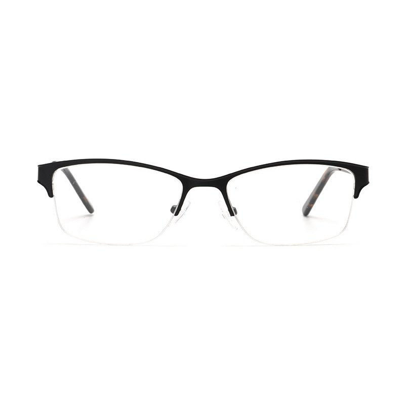 Joysee 2021 S6 Light Business Rectangle Glasses Frame Metal New Half Frame Optical Frame