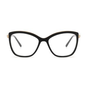 Joysee 2021 1431 Retro Carving  Diamond Inlay Slender  Optical  Acetate Eyeglasses Glasses