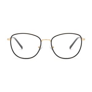 Joysee 2021 4145 Cute  Colorful oval metal & acetate frame optical eyeglass Glassess for women