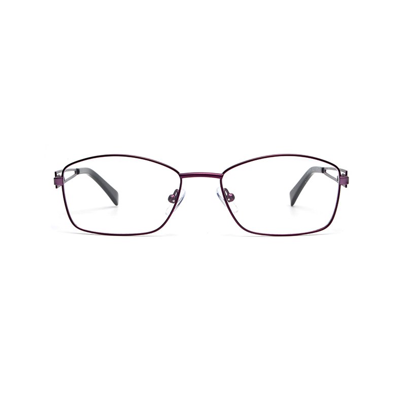 Joysee 2022 LT2018 round rectangle metal eyewear Hollow temple fashion design eyeglasses wholesale-L
